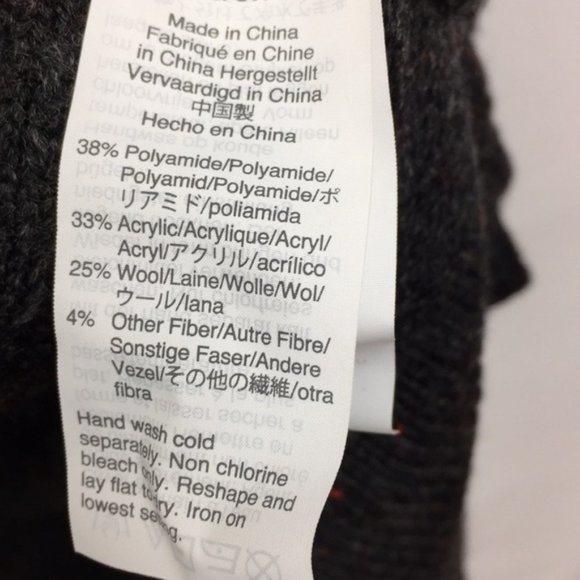 Madewell Donegal Kent Wool Blend Cardigan Black - Picture 4 of 5